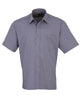 Premier Short Sleeve Poplin Shirt - Steel