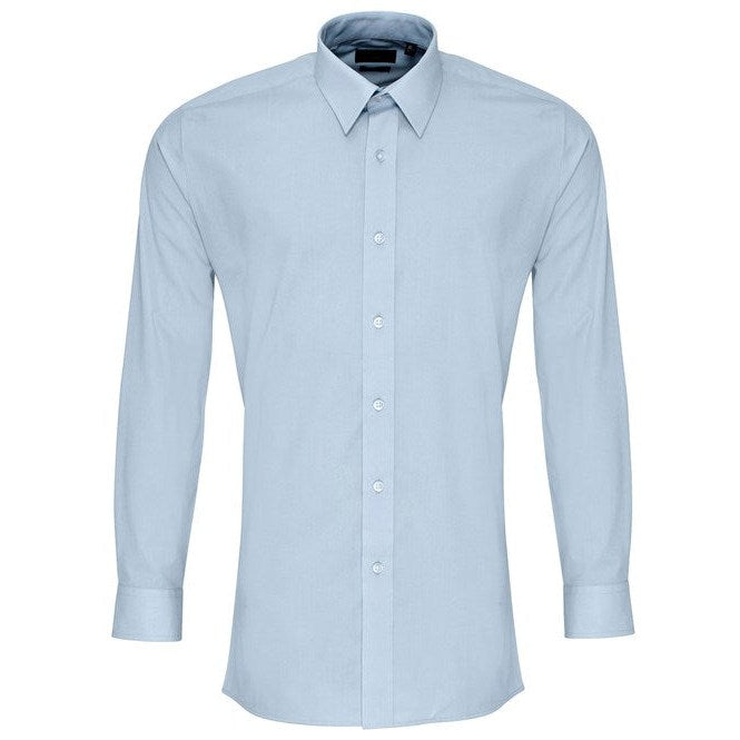 Premier Poplin Fitted Long Sleeve Shirt