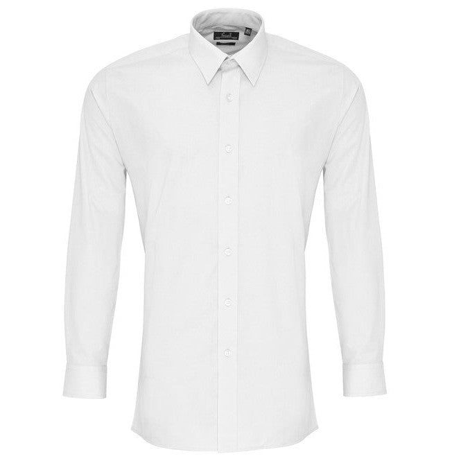 Premier Poplin Fitted Long Sleeve Shirt