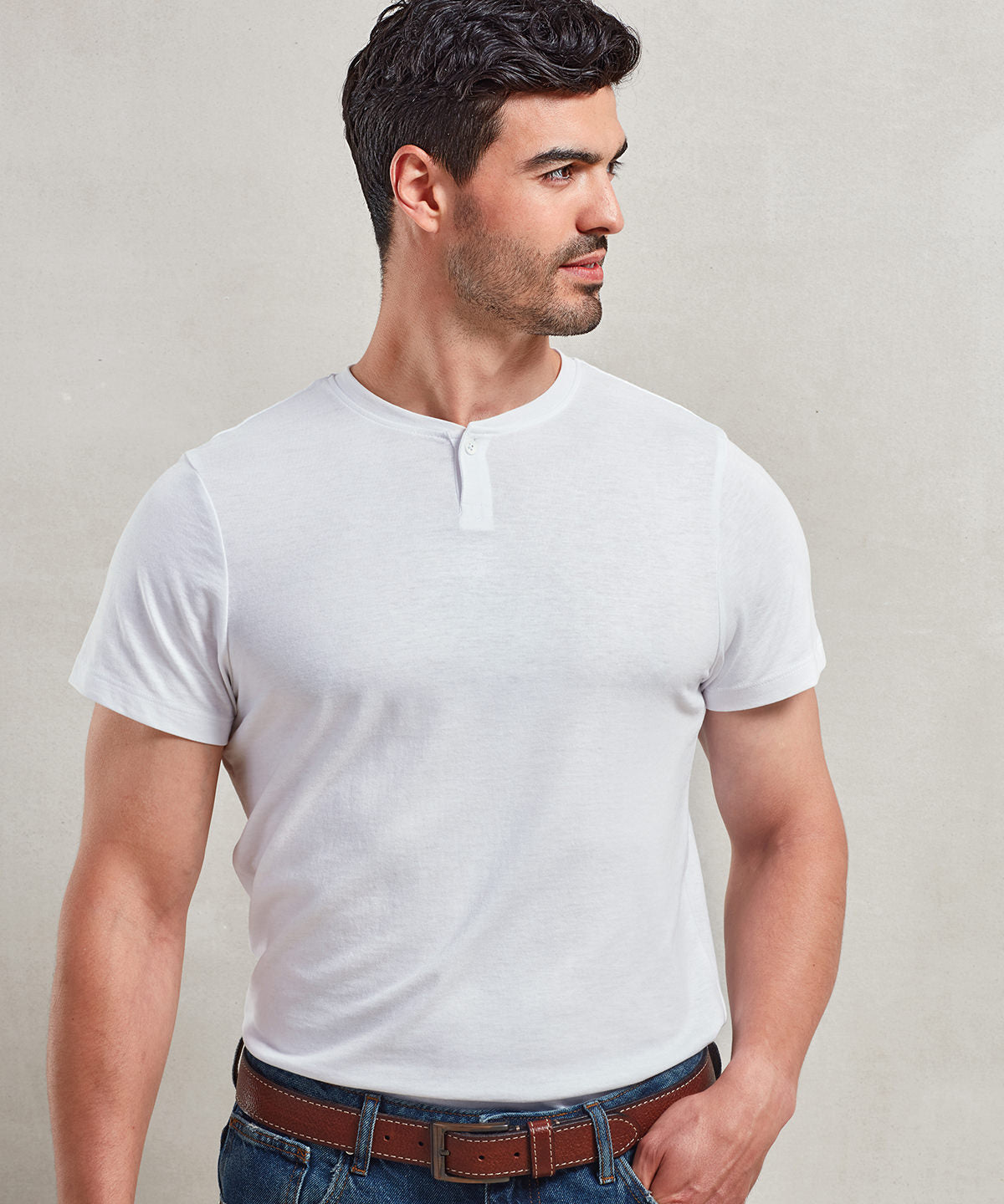 Premier Men's Cotton Rich Comis Tee