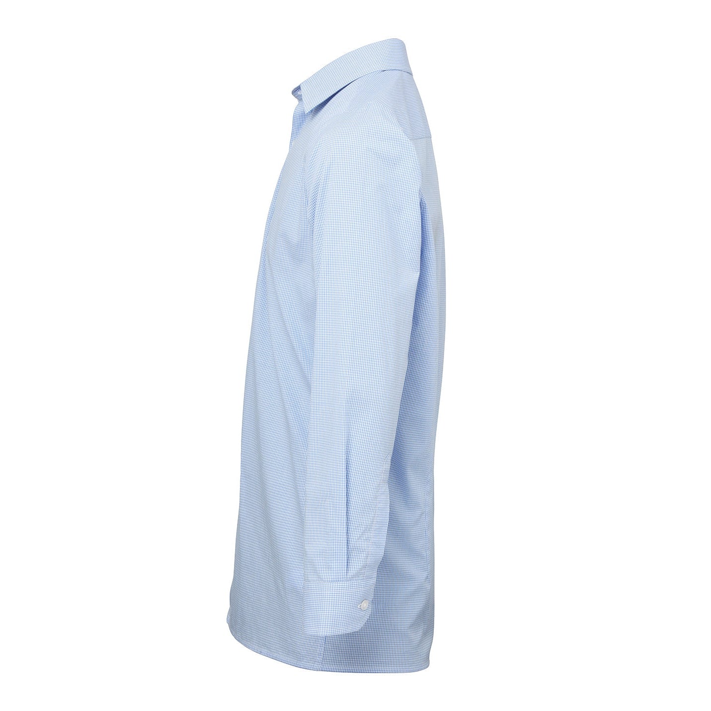 Premier Microcheck (Gingham) Long Sleeve Cotton Shirt