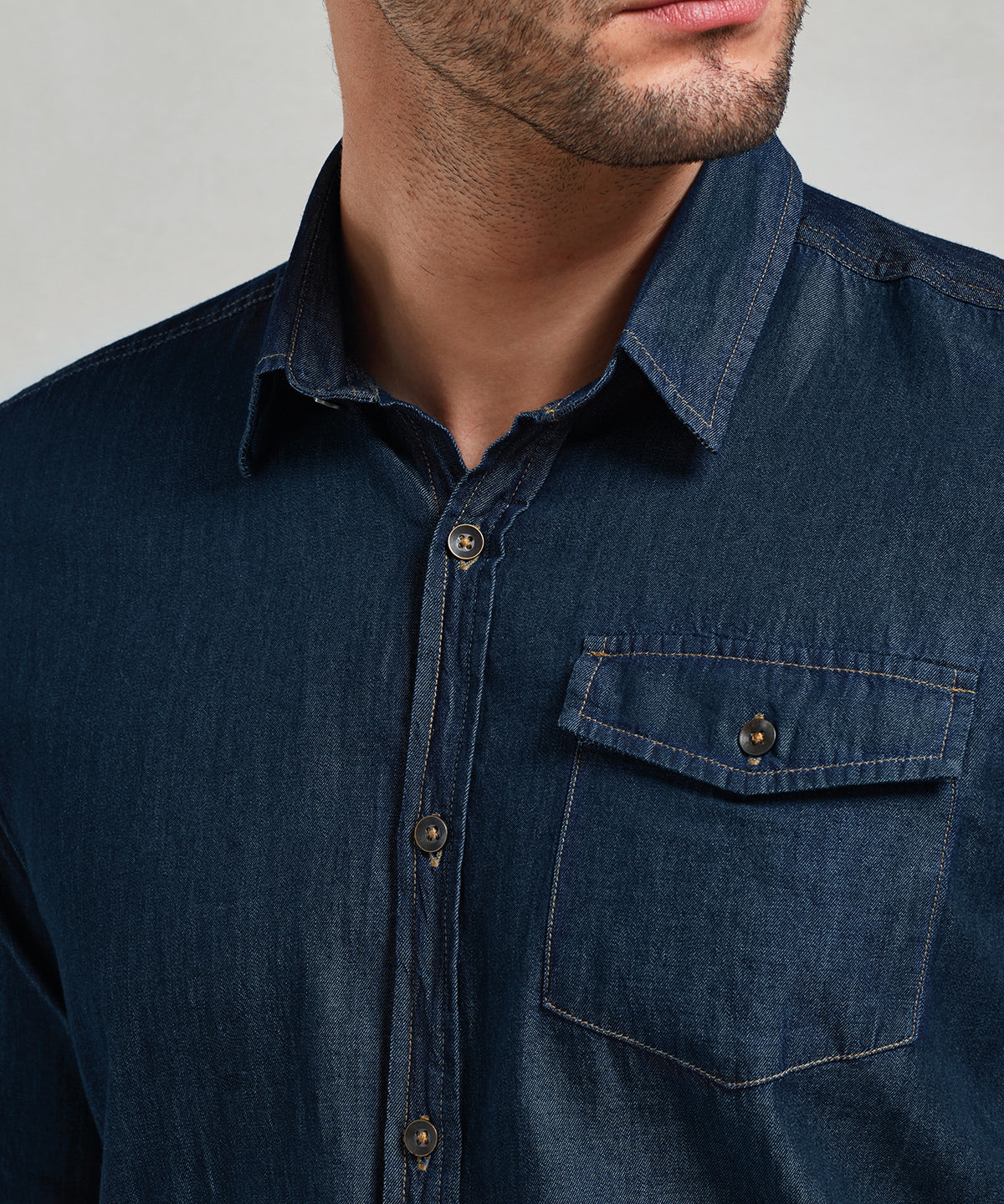 Premier Jeans Stitch Denim Shirt