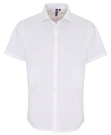 Premier Stretch Fit Cotton Poplin Short Sleeve Shirt