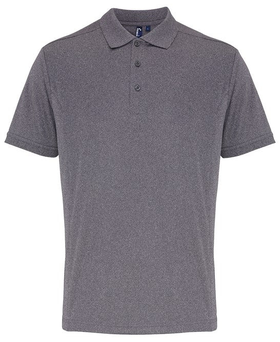 Premier Coolchecker® Piqué Polo - Grey Melange