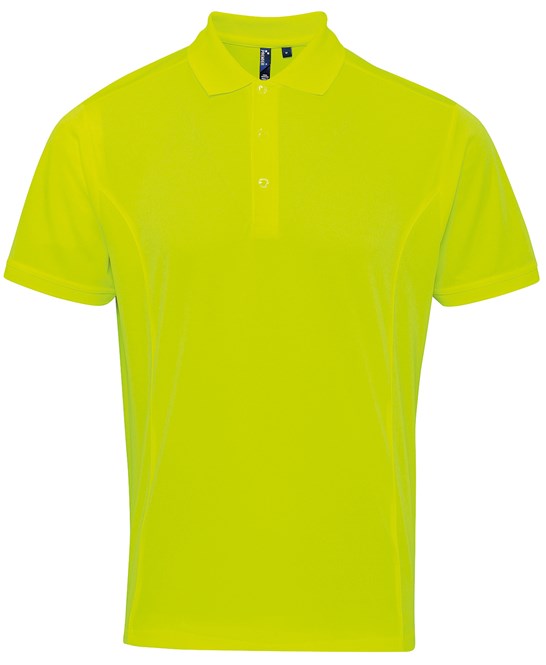 Premier Coolchecker® Piqué Polo - Neon Yellow