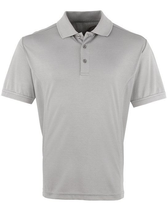 Premier Coolchecker® Piqué Polo - Silver