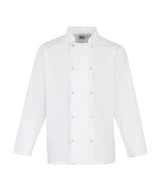 Premier Studded Front Long Sleeve Chef's Jacket