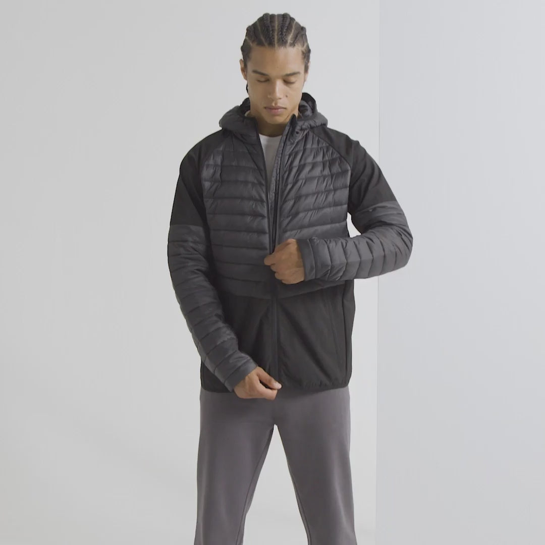 Load video: Men's TriDri® Insulated Hybrid Jacket