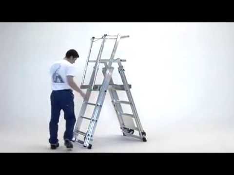 Zarges ZAP 1 Access Platform, Platform Height 1.0/1.3/1.6/1.8m 4 - 7 Rungs