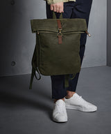 Quadra Heritage Waxed Canvas Backpack