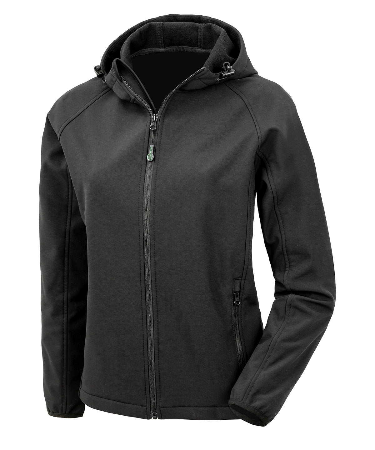 Result Genuine Recycled Women's Recycled 3-Layer Printable Hooded Softshell