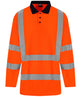 Prortx High Visibility High Visibility Long Sleeve Polo