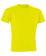 Spiro Performance Aircool Tee - Flo Yellow