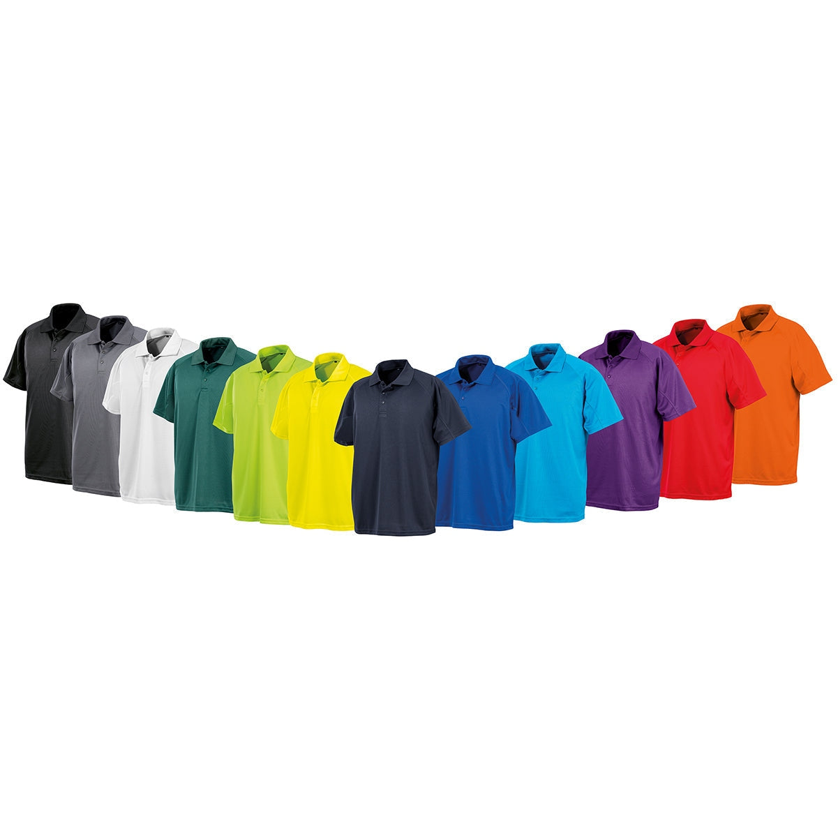 Spiro Performance Aircool Polo Shirt - Navy