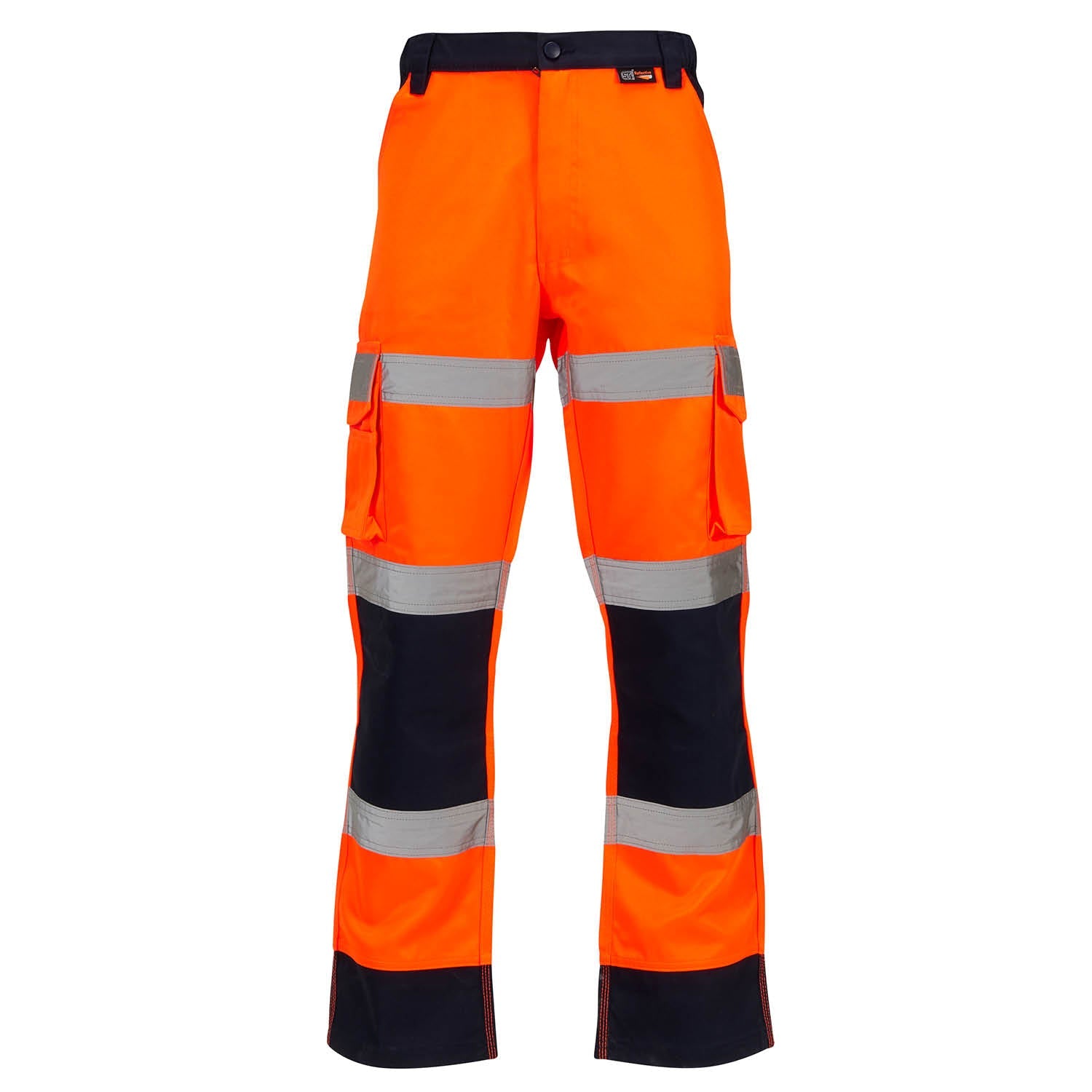 Supertouch Hi-Vis 2 Tone Orange Combat Trousers - Long