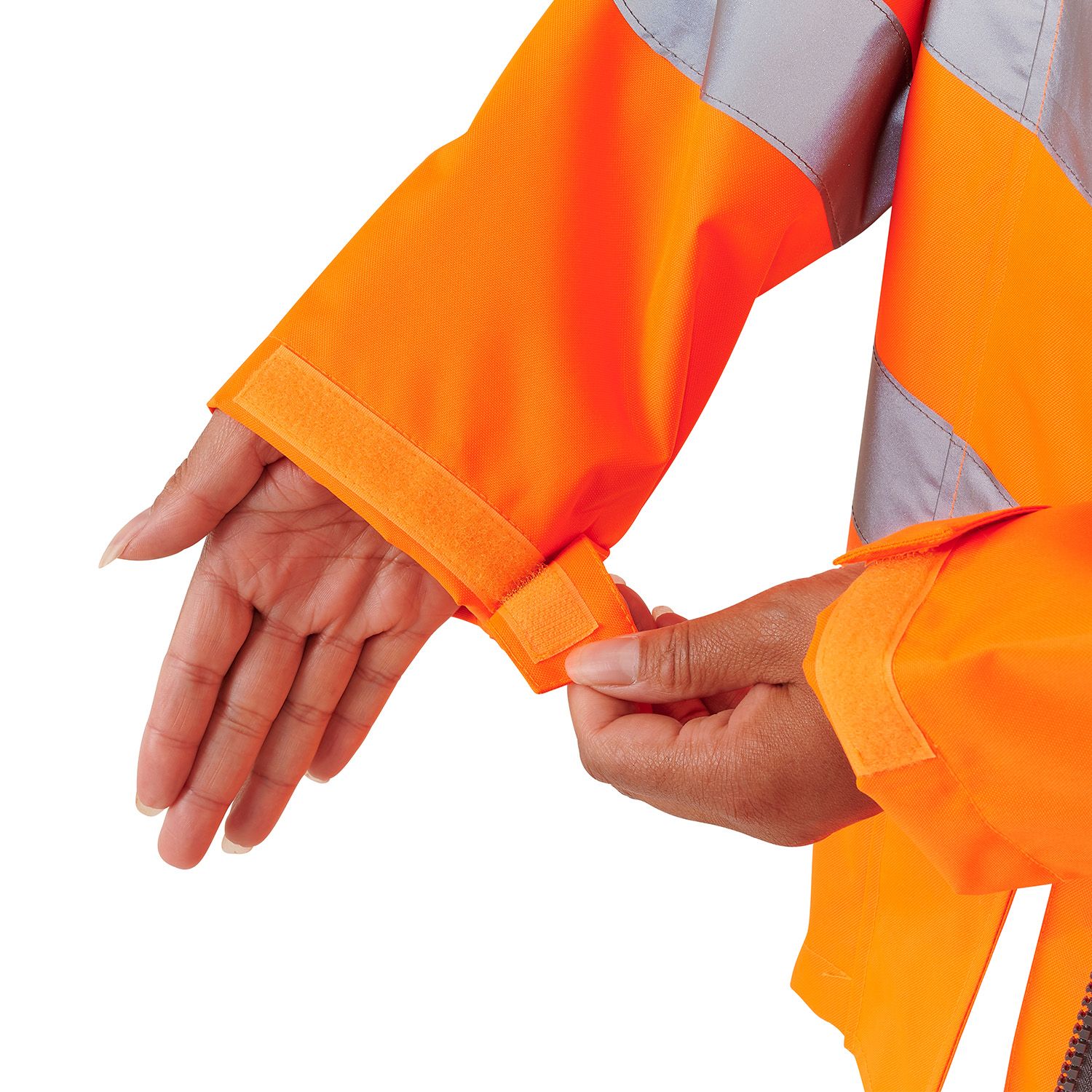 Supertouch Ladies Hi Vis Orange Sophia Lightweight Jacket