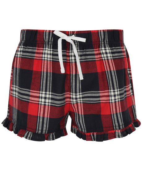 Sf Women's Tartan Frill Shorts