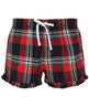 Sf Women's Tartan Frill Shorts