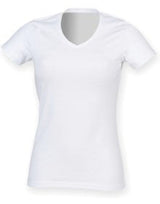 Sf Feel Good Women's Stretch V-Neck T-Shirt