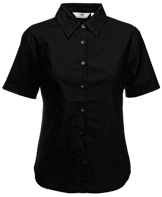 Fruit Of The Loom Women's Oxford Short Sleeve Shirt