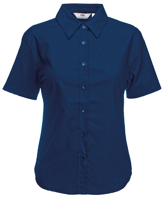 Fruit Of The Loom Women's Oxford Short Sleeve Shirt
