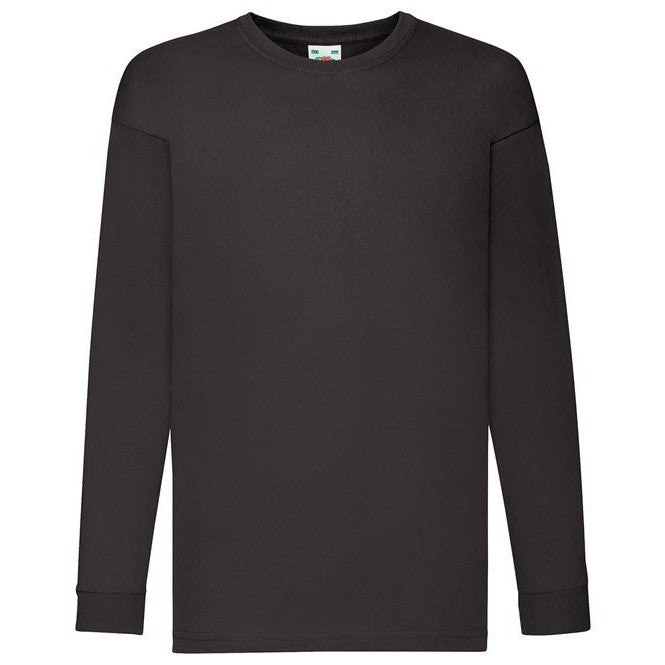 Fruit Of The Loom Kids Long Sleeve Valueweight T