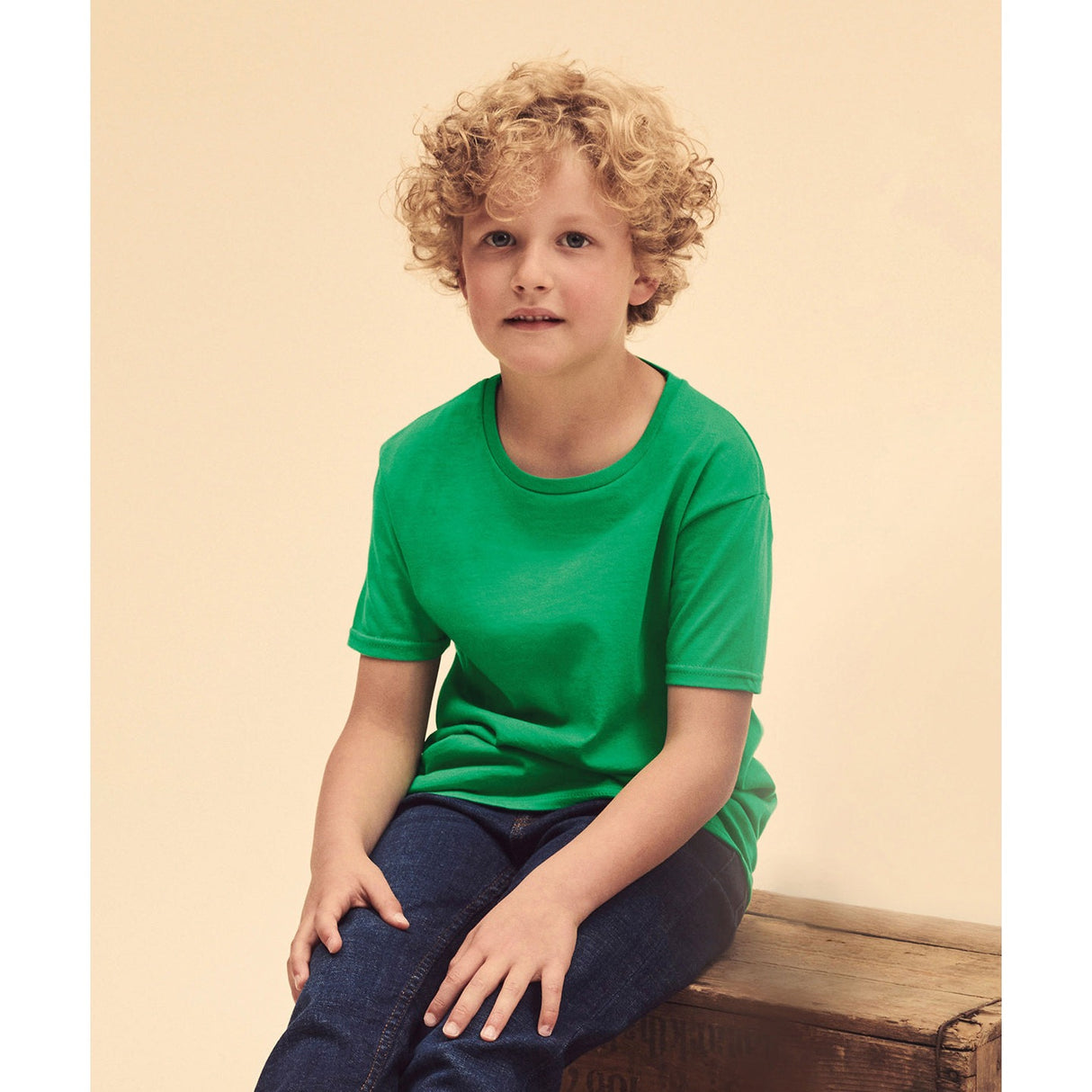 Fruit Of The Loom Kids Iconic 150 T - Heather Navy