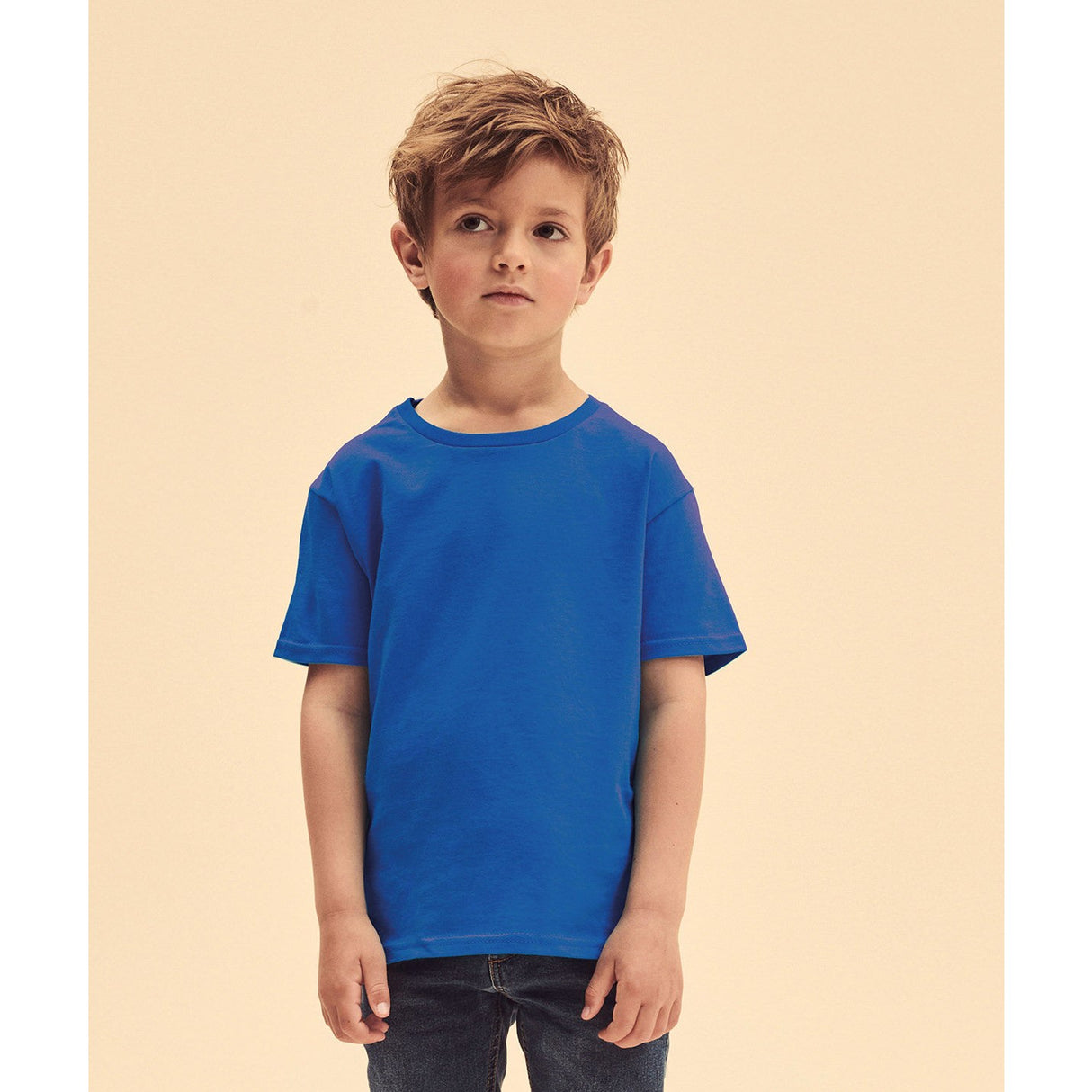 Fruit Of The Loom Kids Iconic 150 T - Heather Navy