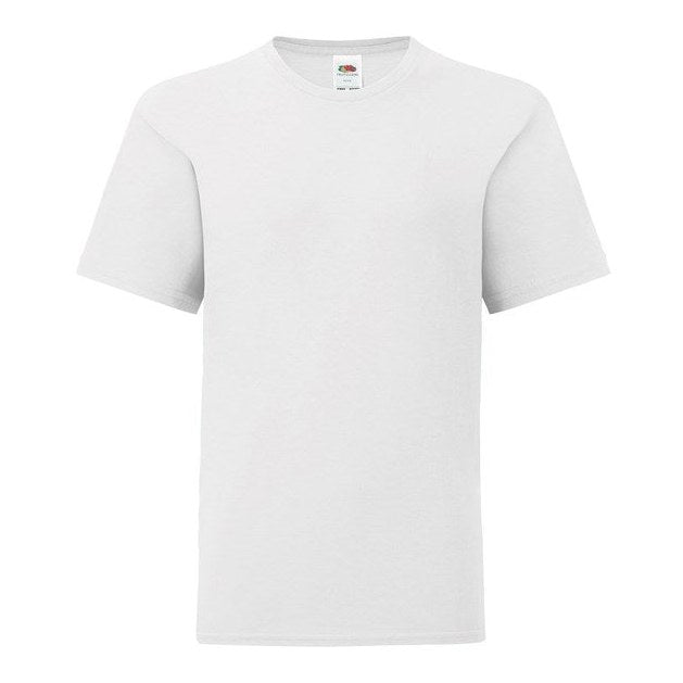 Fruit Of The Loom Kids Iconic 150 T - White
