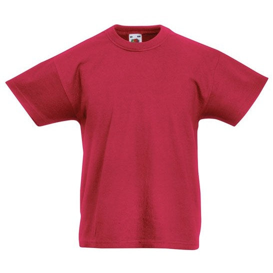 Fruit Of The Loom Kids Original T - Brick Red