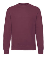 Fruit Of The Loom Classic 80/20 Set-In Sweatshirt - Burgundy*