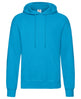 Fruit Of The Loom Classic 80/20 Hooded Sweatshirt - Azure Blue