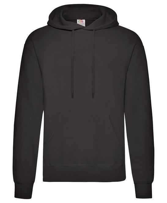 Fruit Of The Loom Classic 80/20 Hooded Sweatshirt - Black*?