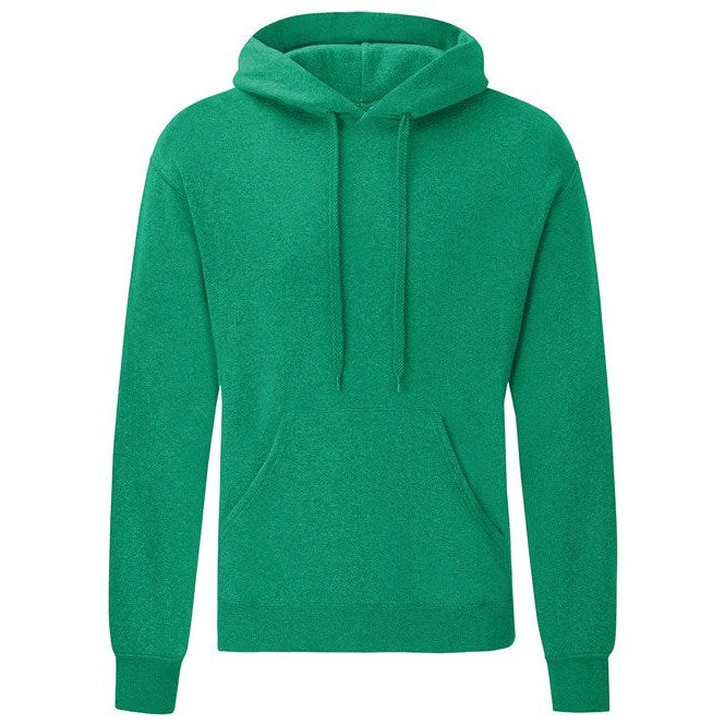 Fruit Of The Loom Classic 80/20 Hooded Sweatshirt - Heather Green