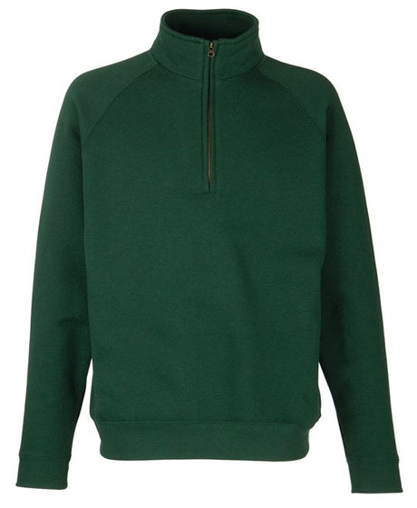 Fruit Of The Loom Classic 80/20 Zip Neck Sweatshirt