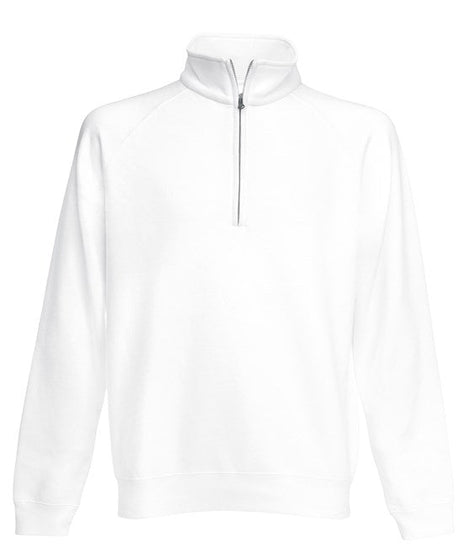 Fruit Of The Loom Classic 80/20 Zip Neck Sweatshirt