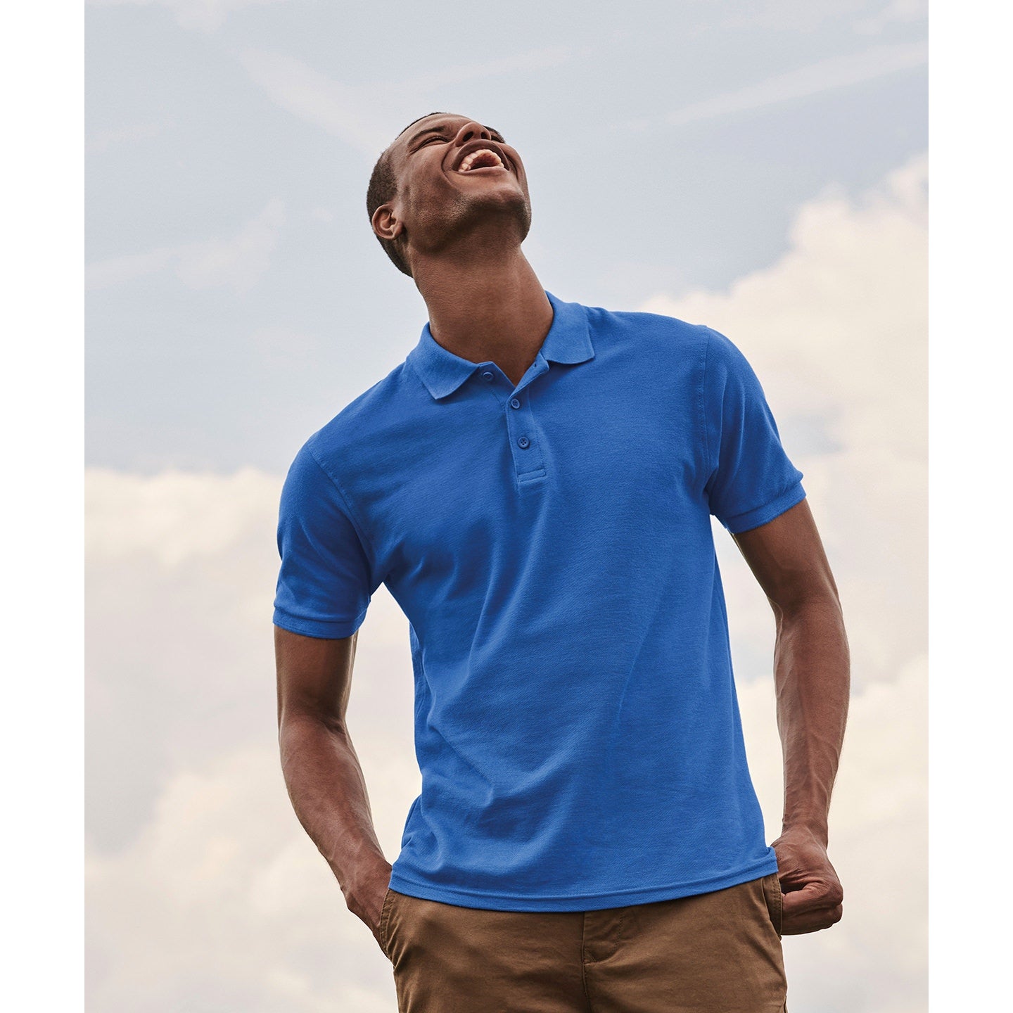 Fruit Of The Loom Premium Polo - Azure Blue