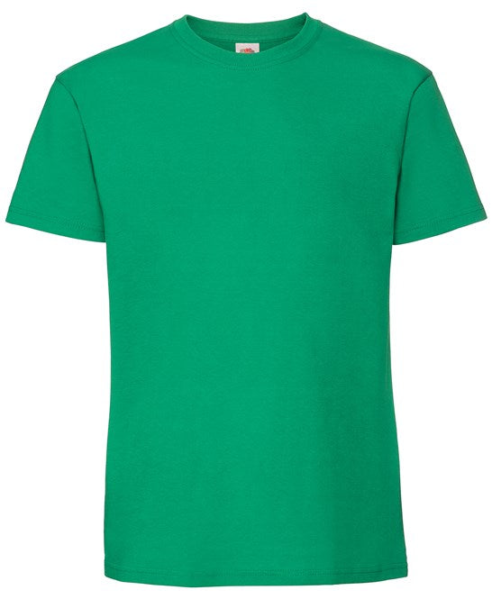 Fruit Of The Loom Iconic 195 Ringspun Premium T - Kelly Green