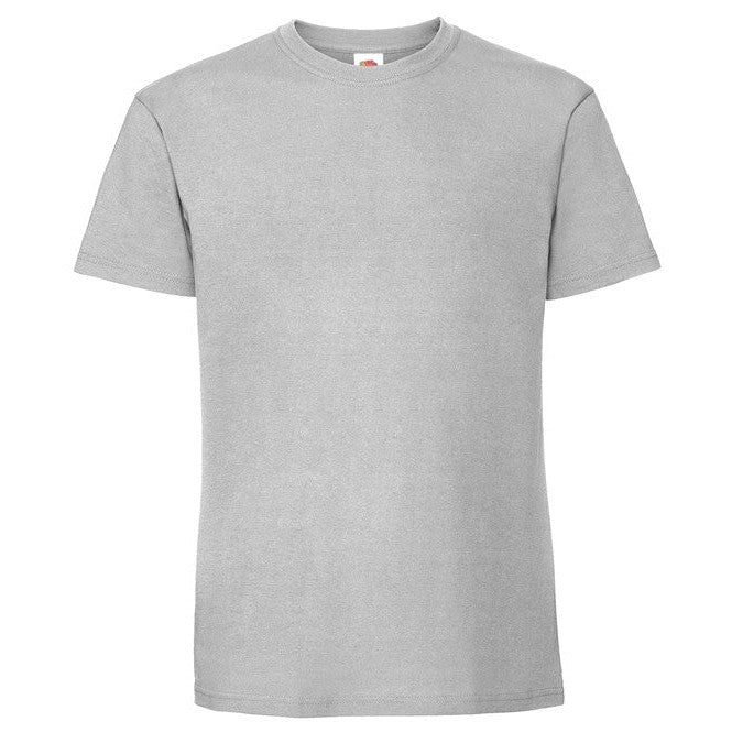 Fruit Of The Loom Iconic 195 Ringspun Premium T - Zinc