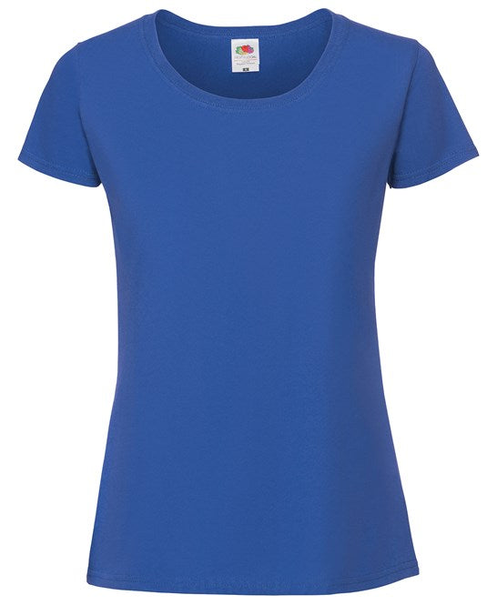 Fruit Of The Loom Women's Iconic 195 Ringspun Premium T-Shirt - Royal Blue