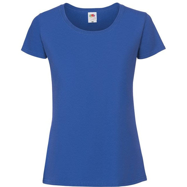Fruit Of The Loom Women's Iconic 195 Ringspun Premium T-Shirt - Royal Blue