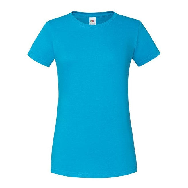 Fruit Of The Loom Women's Iconic T - Azure Blue