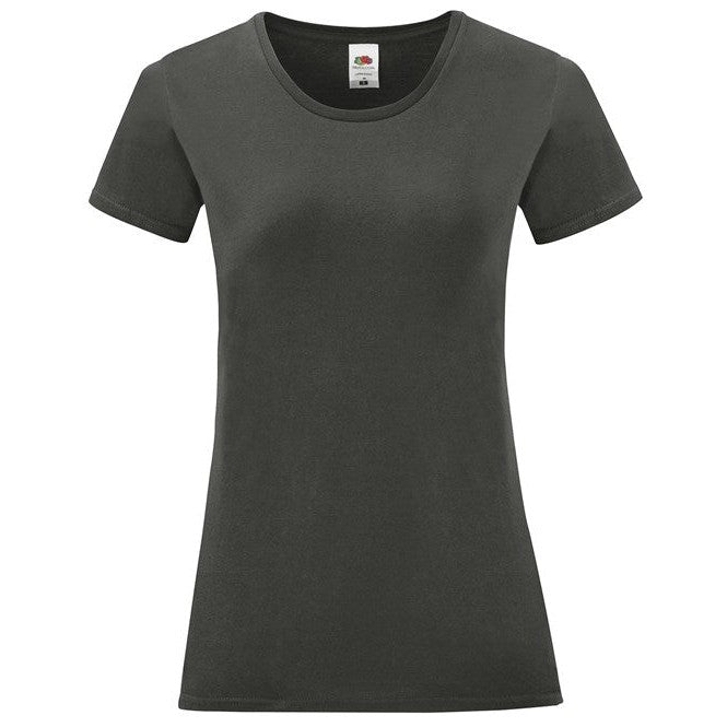 Fruit Of The Loom Women's Iconic T - Light Graphite