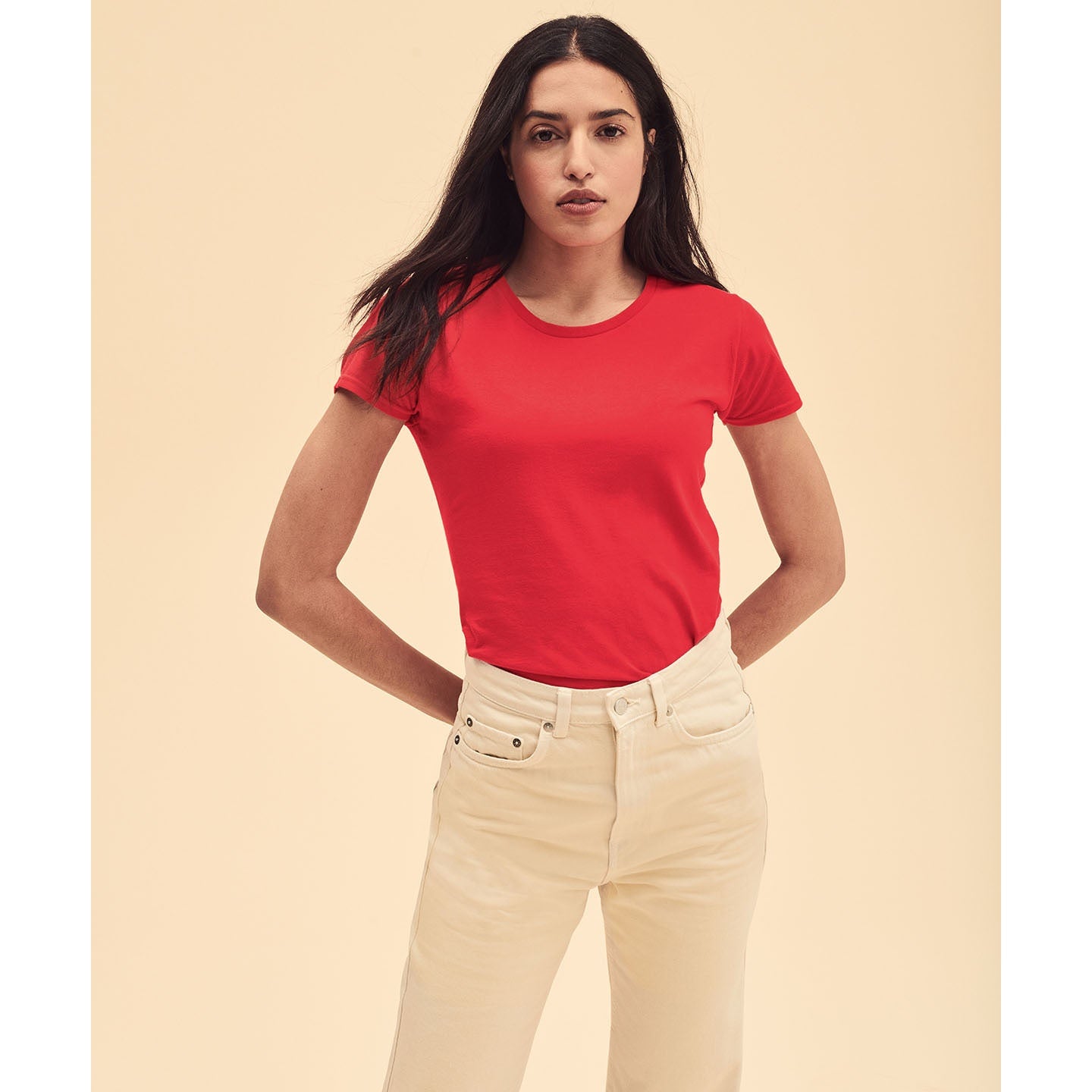 Fruit Of The Loom Women's Iconic T - Zinc