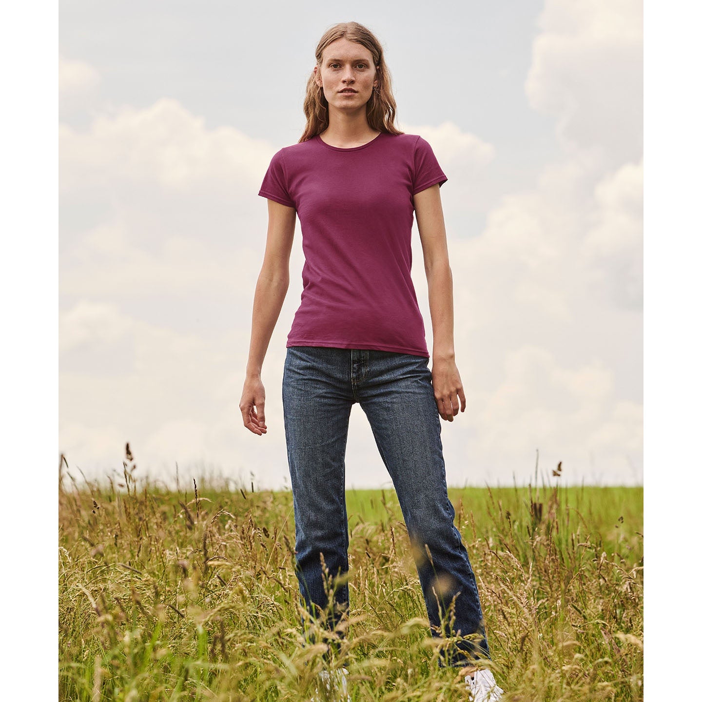 Fruit Of The Loom Women's Iconic T - Powder Rose