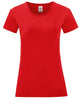 Fruit Of The Loom Women's Iconic T - Red