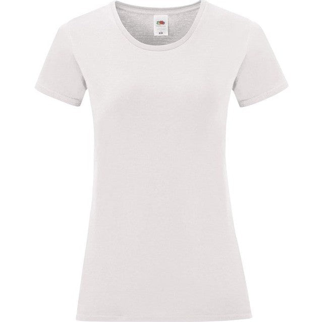 Fruit Of The Loom Women's Iconic T - White