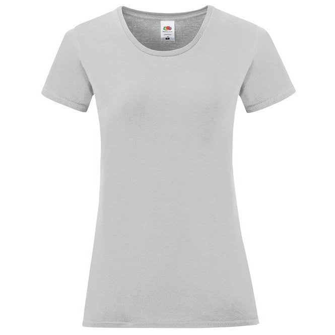 Fruit Of The Loom Women's Iconic T - Zinc