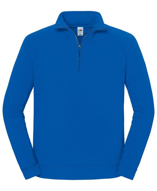 Fruit of the Loom SS444 Iconic Premium Zip-Neck Sweat