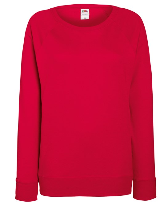 Fruit Of The Loom Women's Lightweight Raglan Sweatshirt